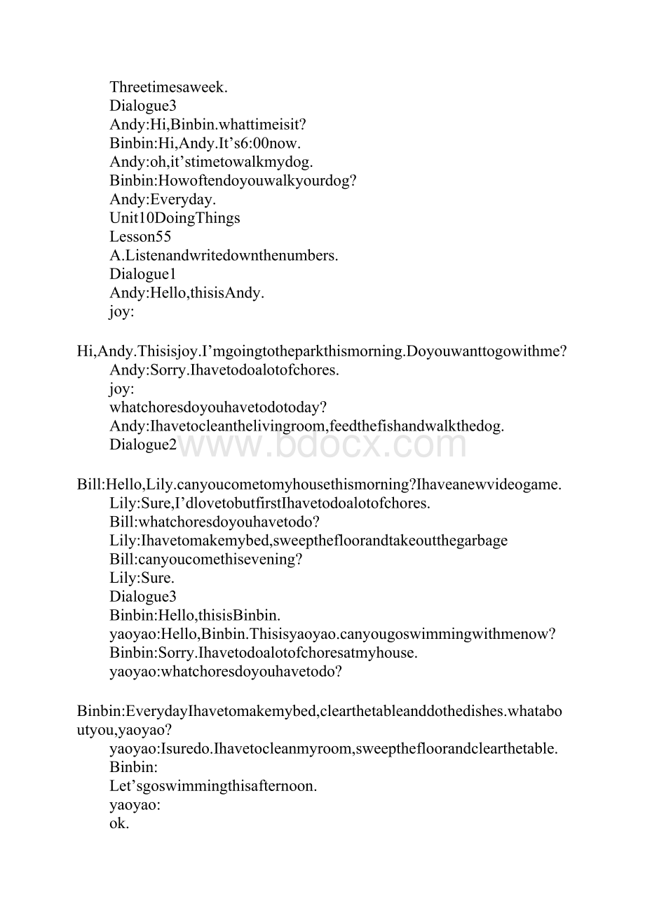 教育学习文章五年级英语下册录音材料新起点.docx_第3页