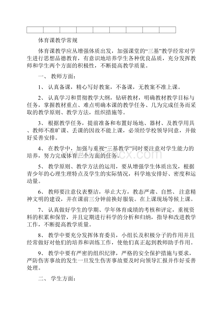 人教版新课标小学一年级体育全套的教案表格式.docx_第2页