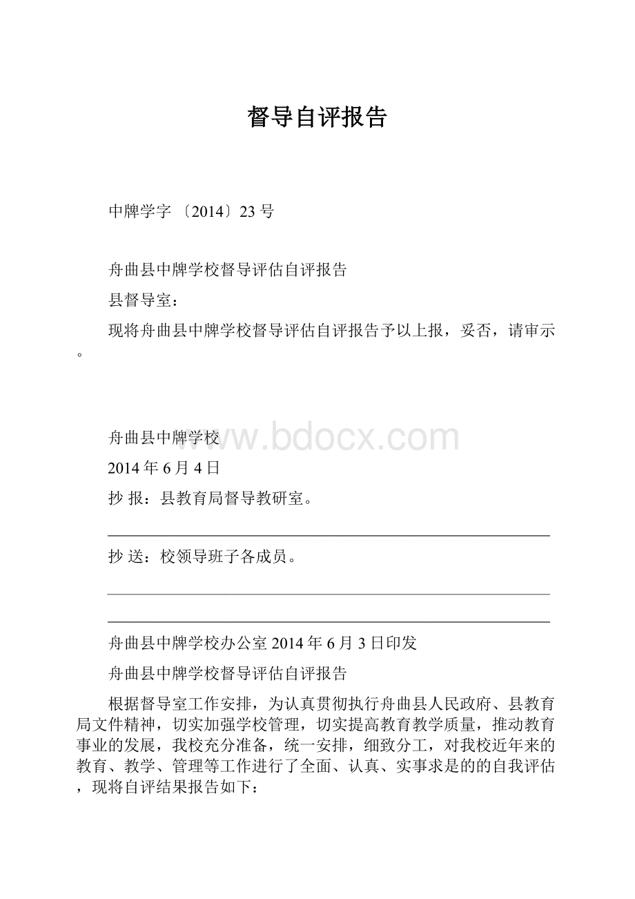 督导自评报告.docx_第1页