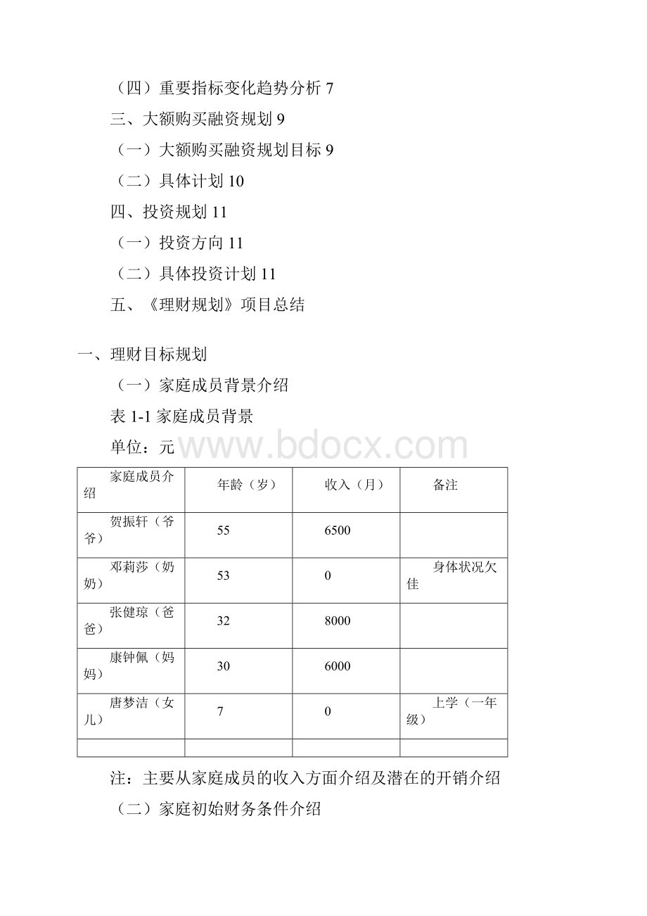 理财规划 财务03班 第1组家庭理财规划.docx_第2页