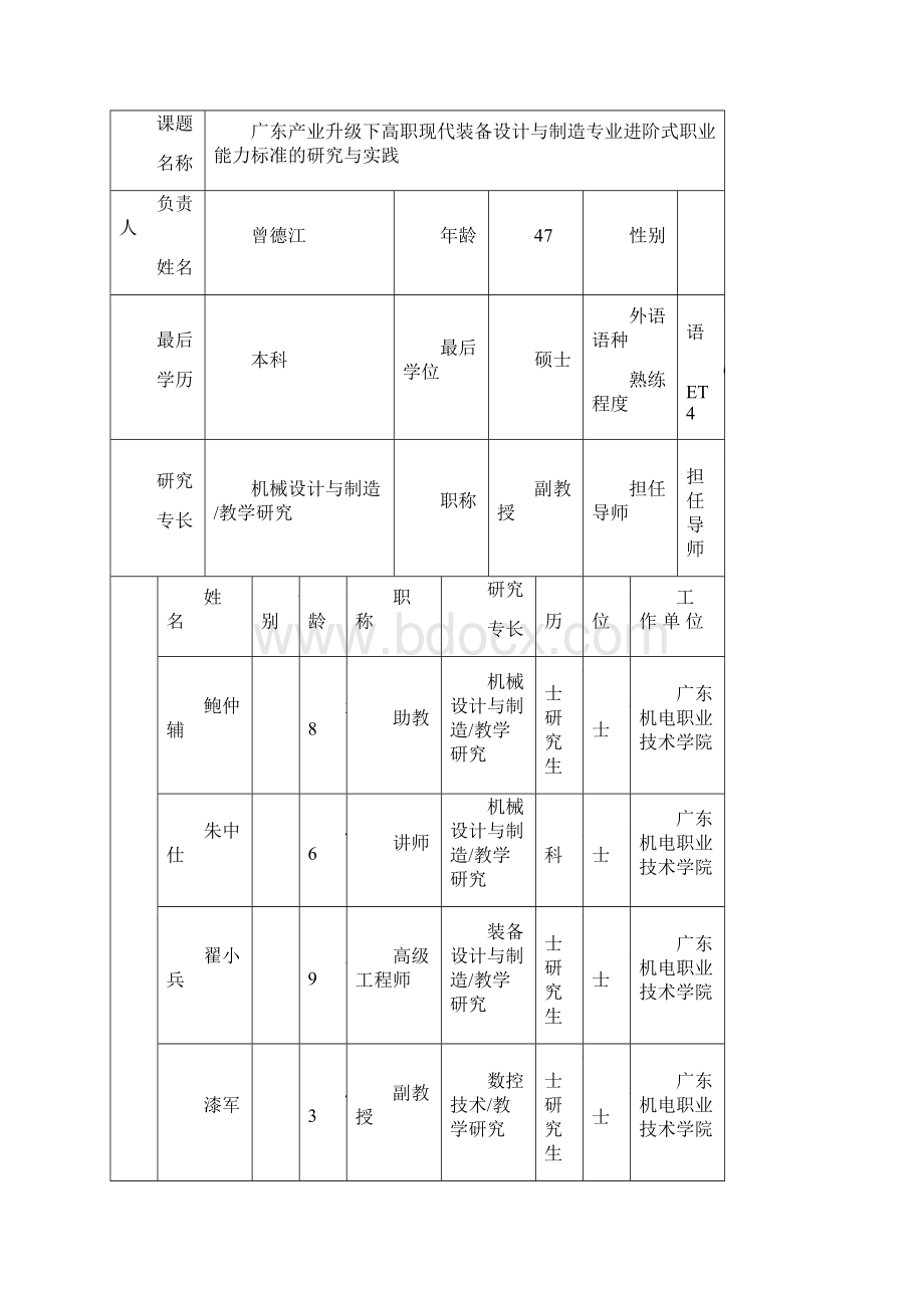 广东产业升级下高职现代装备设计与制造专业能力进阶式课程标准的研究与实践曾德江.docx_第3页