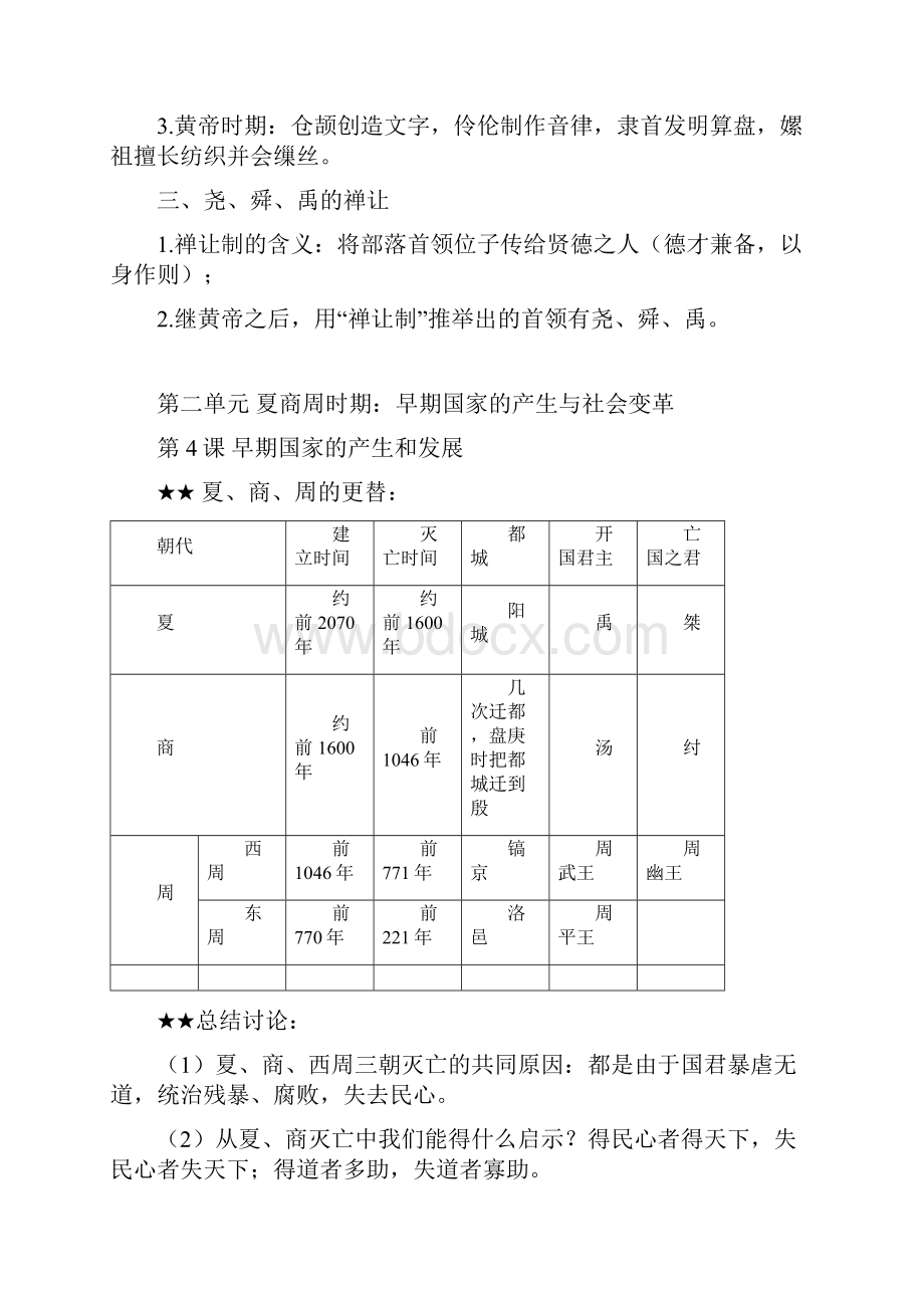 七年级历史上册期末复习提纲1.docx_第3页