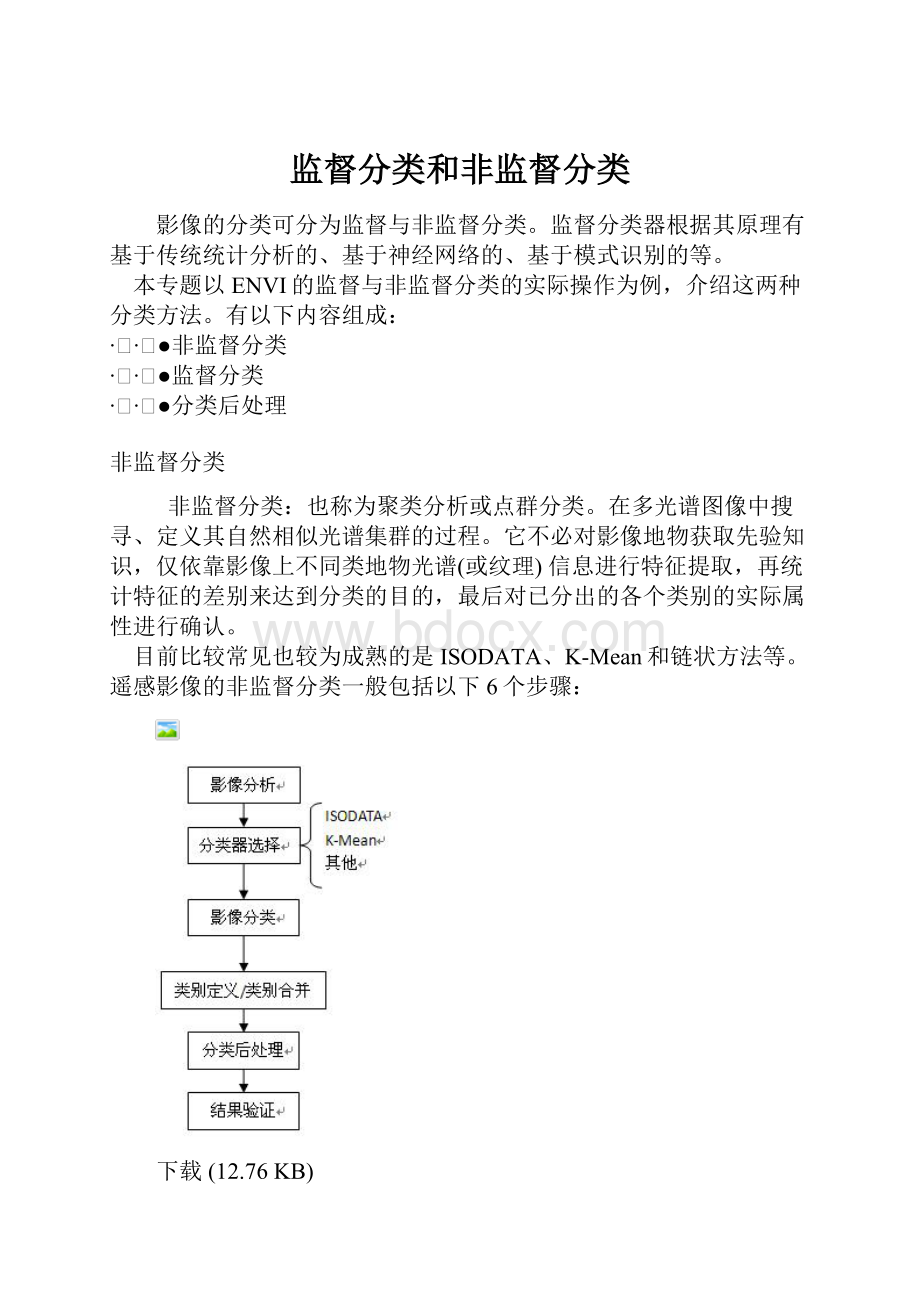 监督分类和非监督分类.docx_第1页