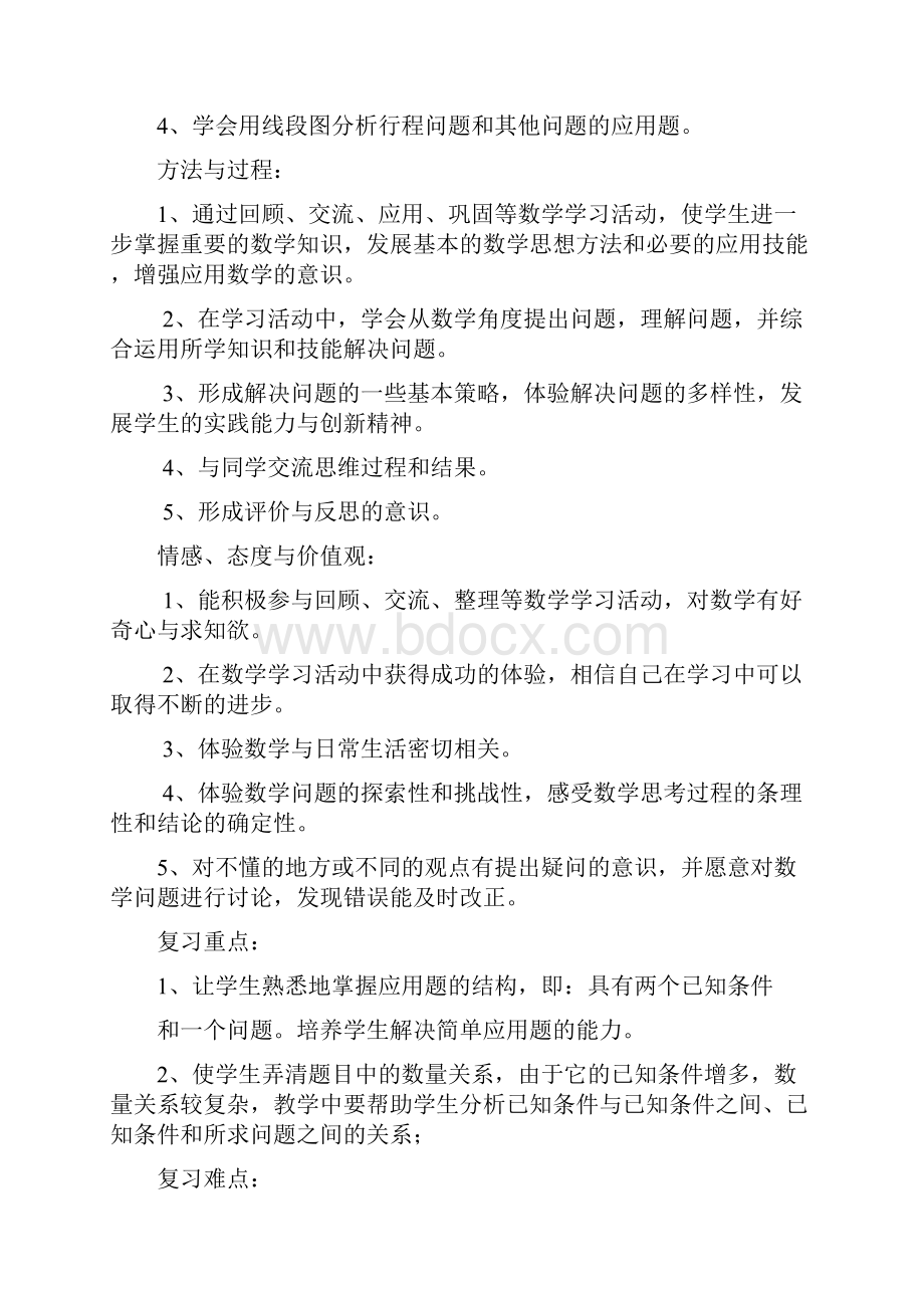 小学数学毕业班总复习教学设计.docx_第2页