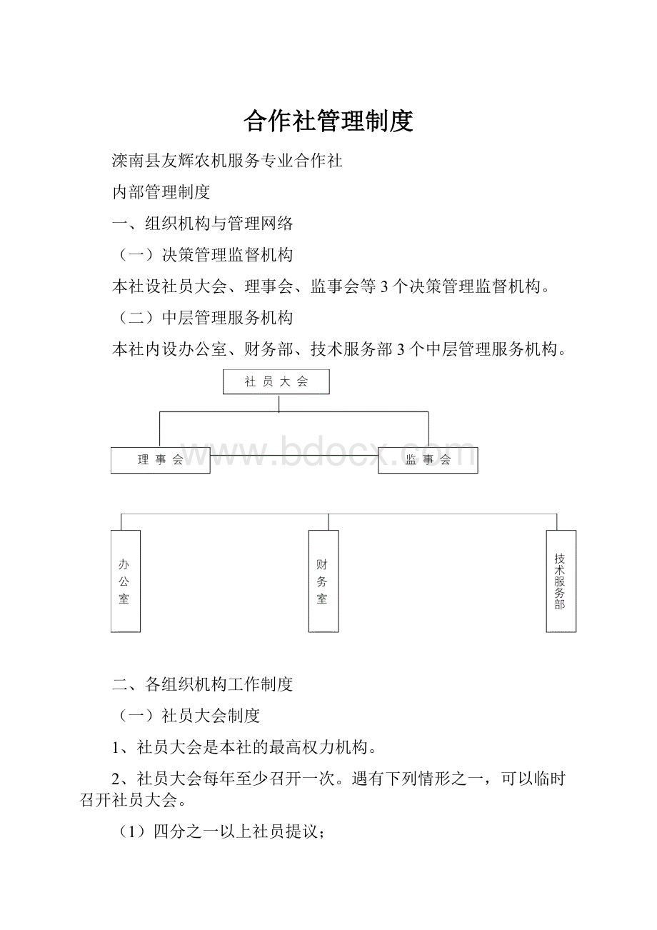 合作社管理制度.docx