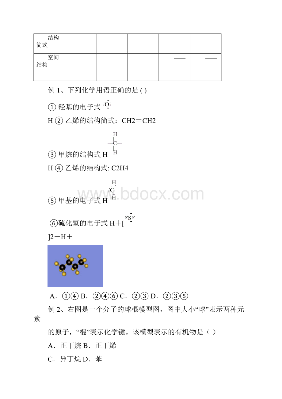 人教版高中化学必修二第三章 《有机化合物》 复习提纲.docx_第2页