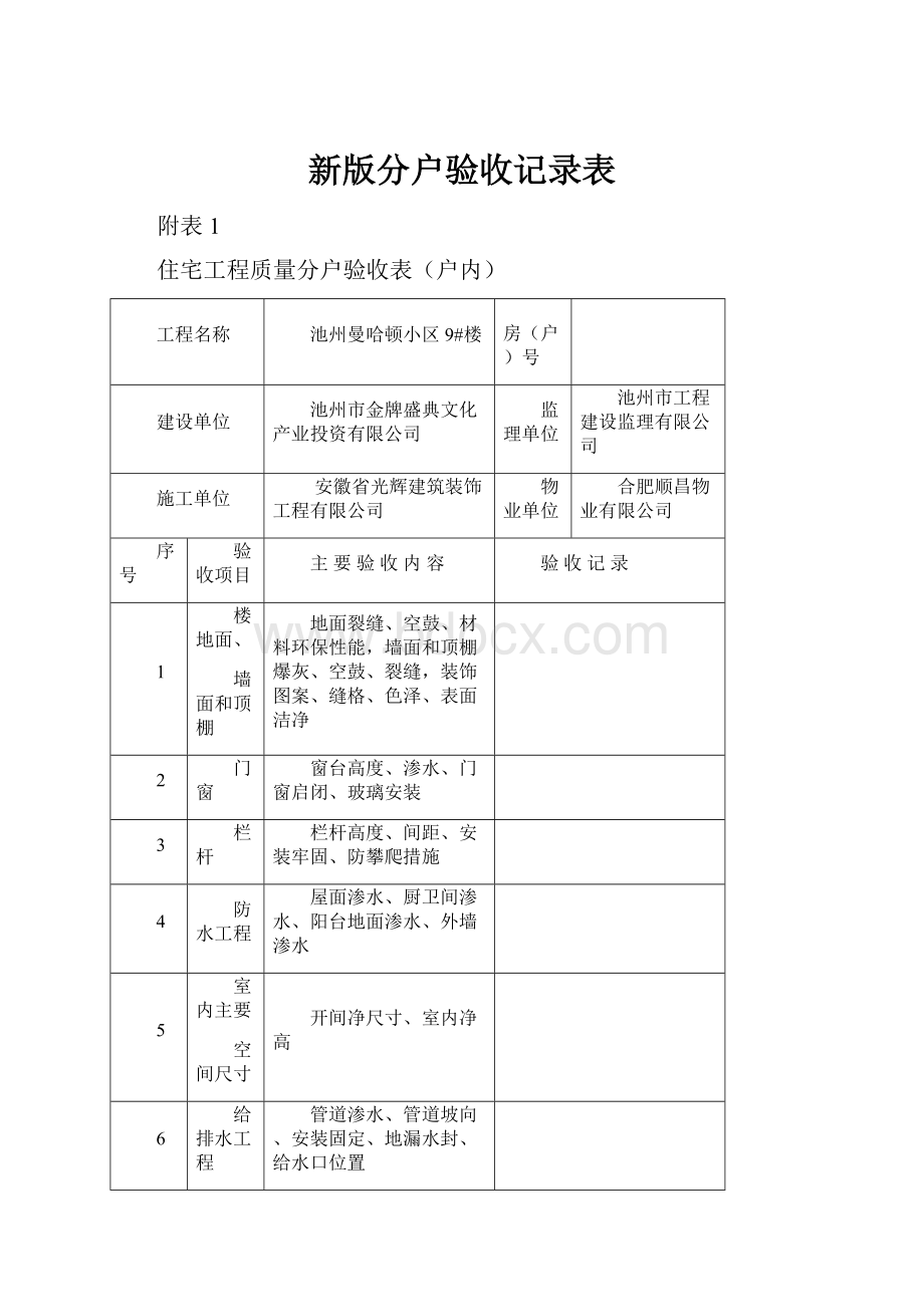 新版分户验收记录表.docx