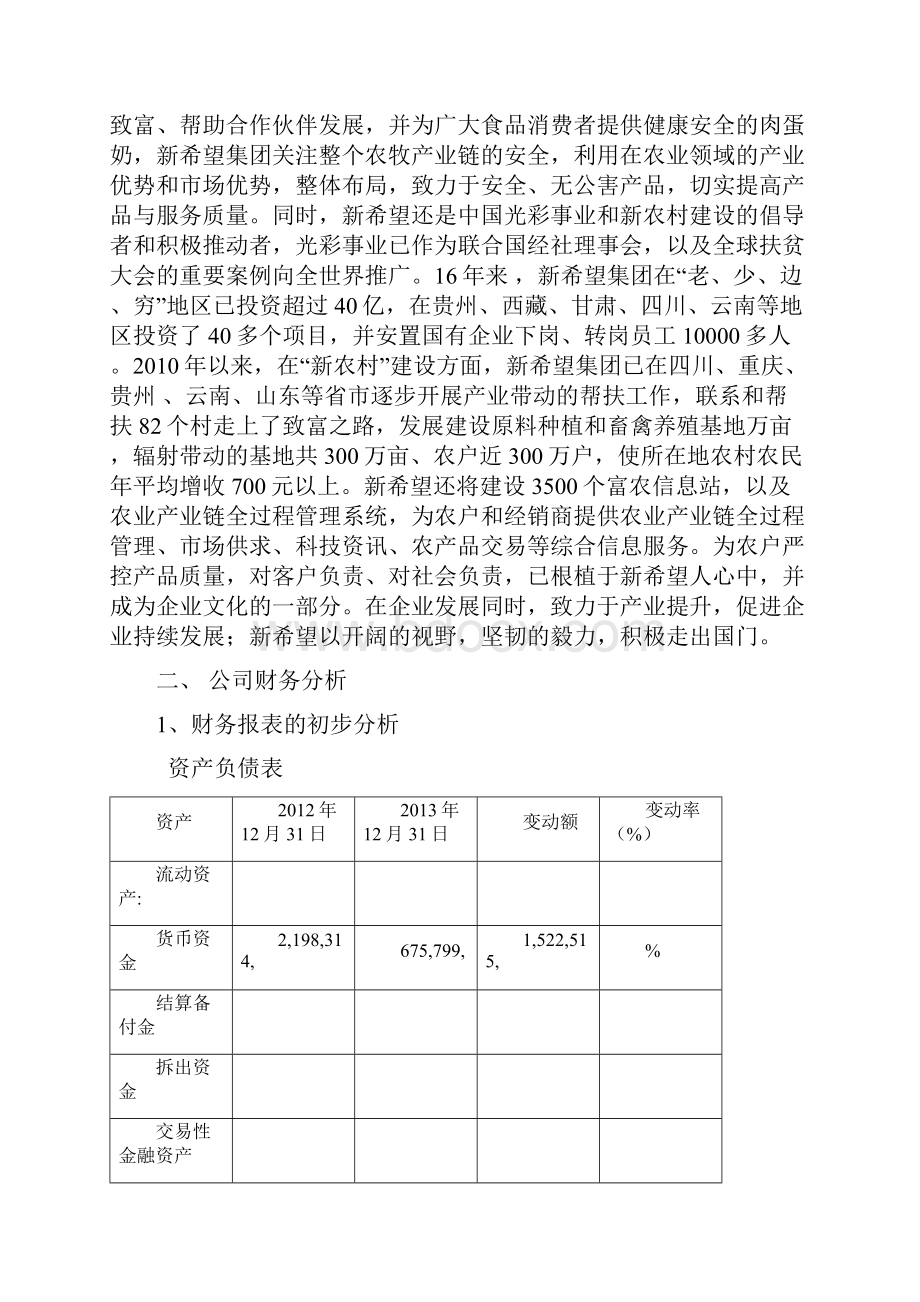 新希望集团财务报表分析.docx_第2页