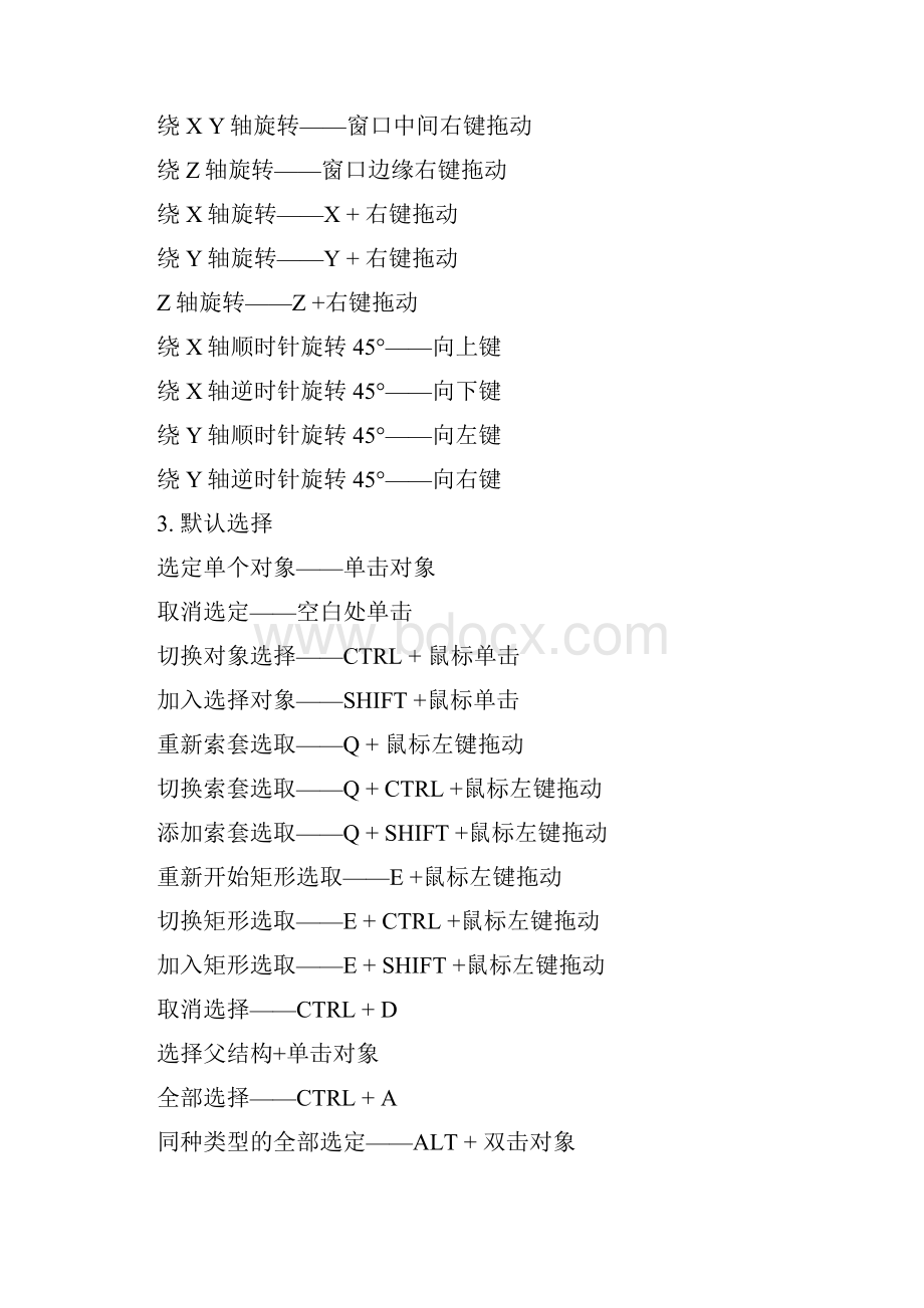 MS建模过程中常用的快捷键.docx_第2页