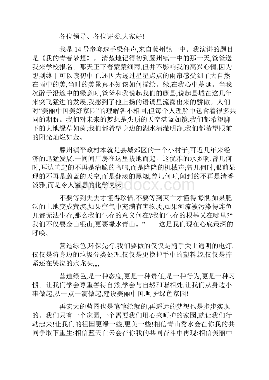 青春为主题的演讲稿 有关青春的演讲稿.docx_第3页