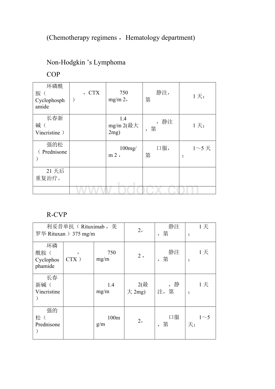 血液科常用化疗方案.docx_第3页