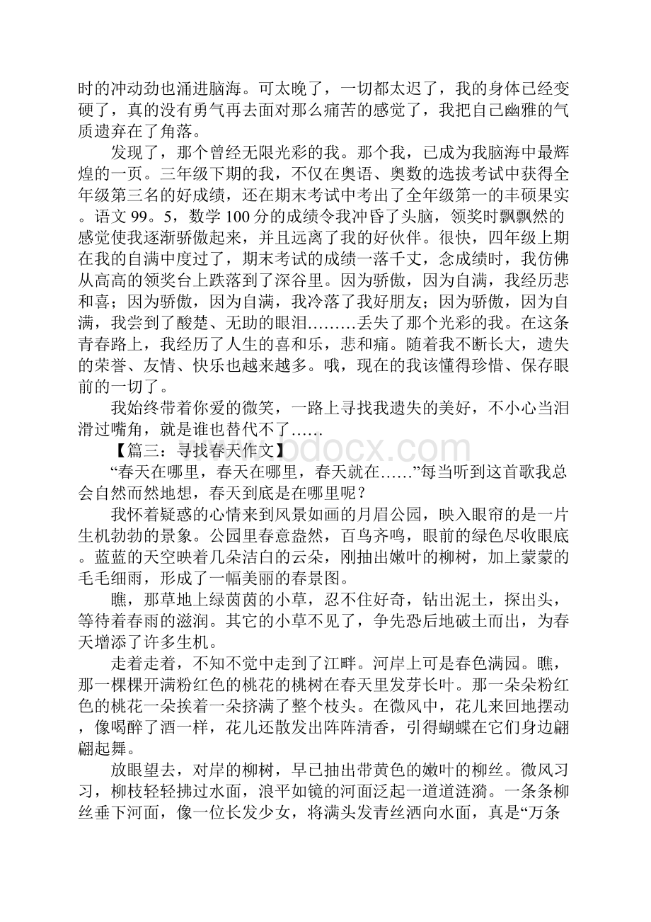 寻找什么半命题作文.docx_第2页