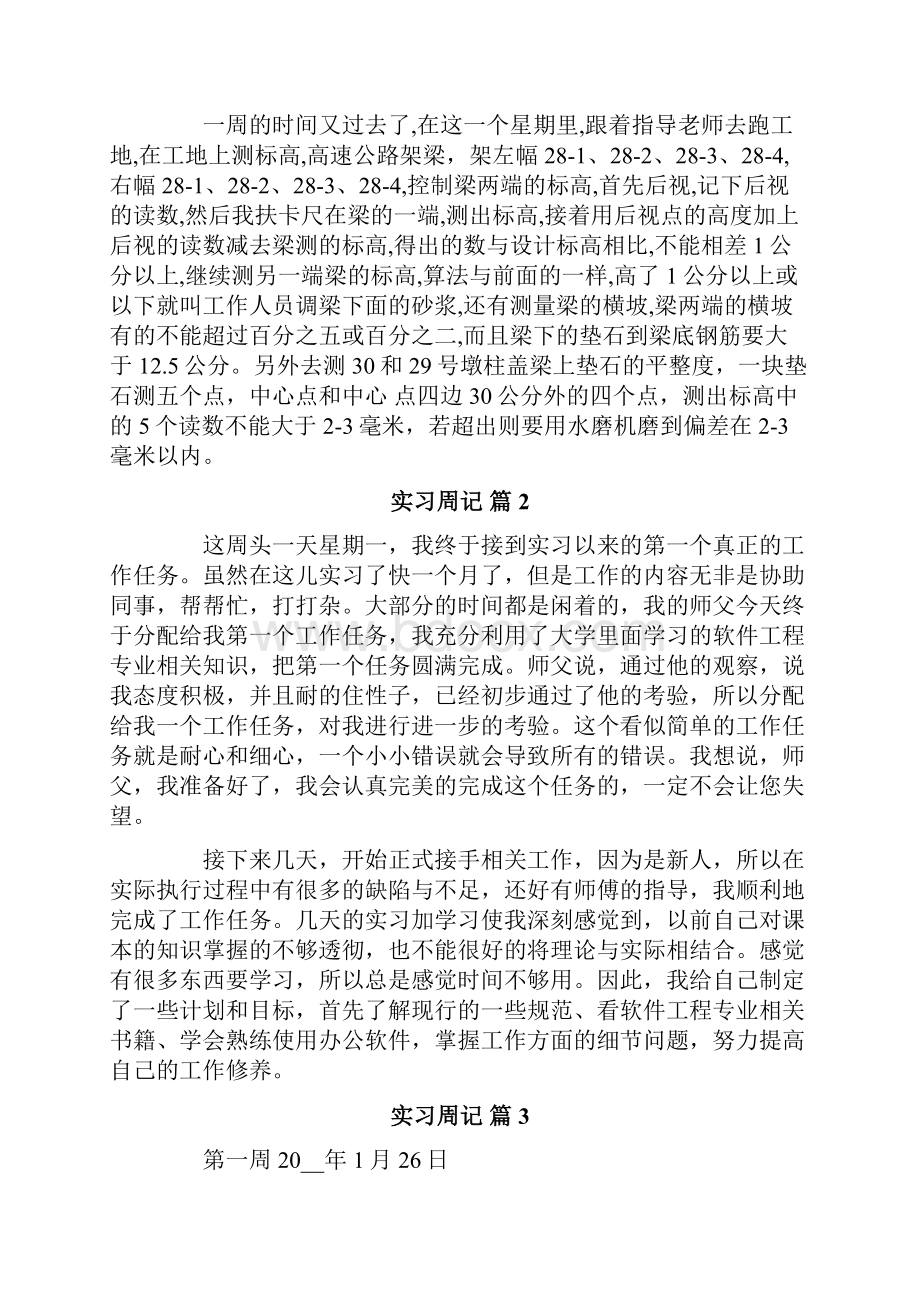 实习周记模板八篇精选模板.docx_第3页