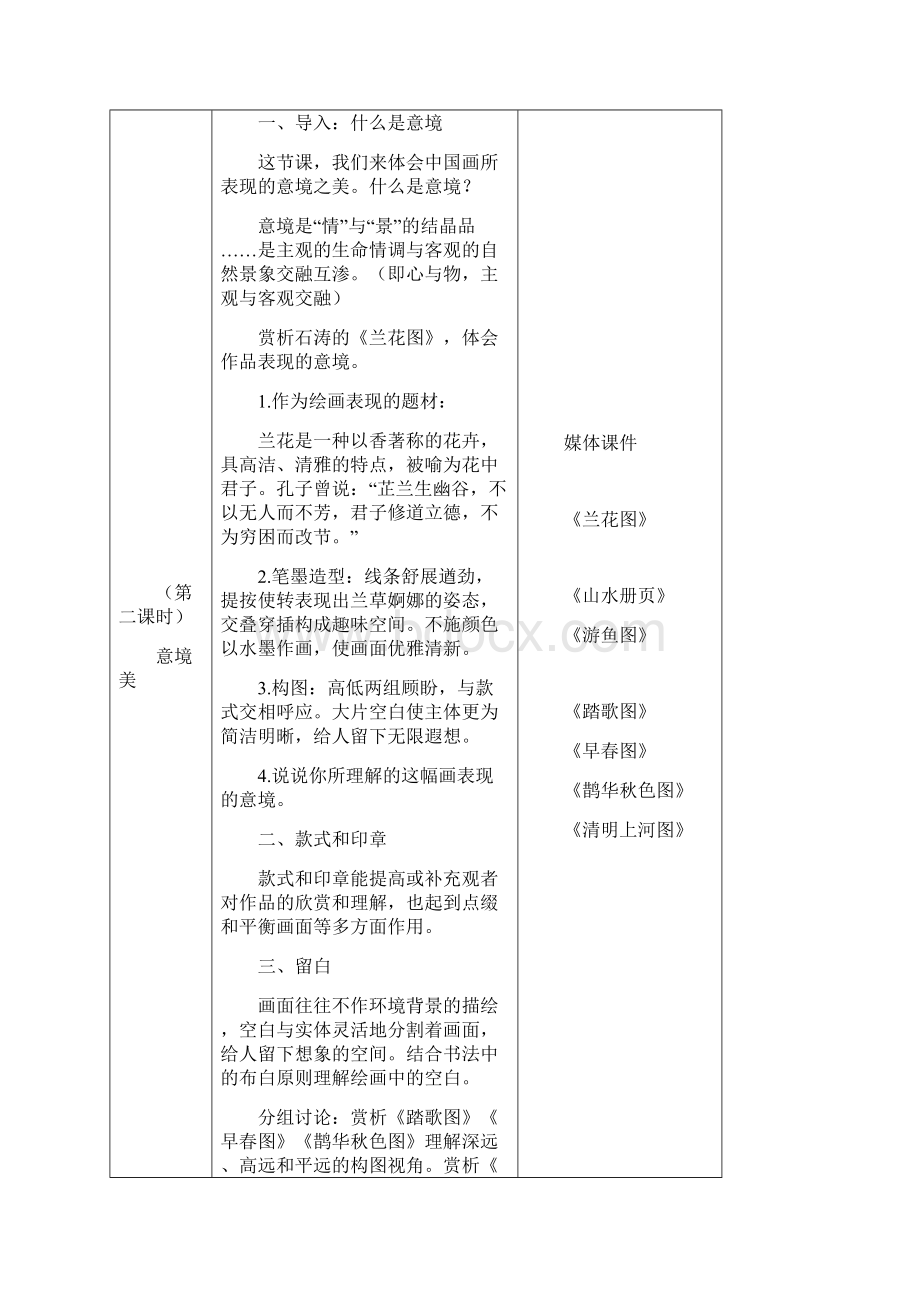 湘教版 八年级上学期美术教案.docx_第3页