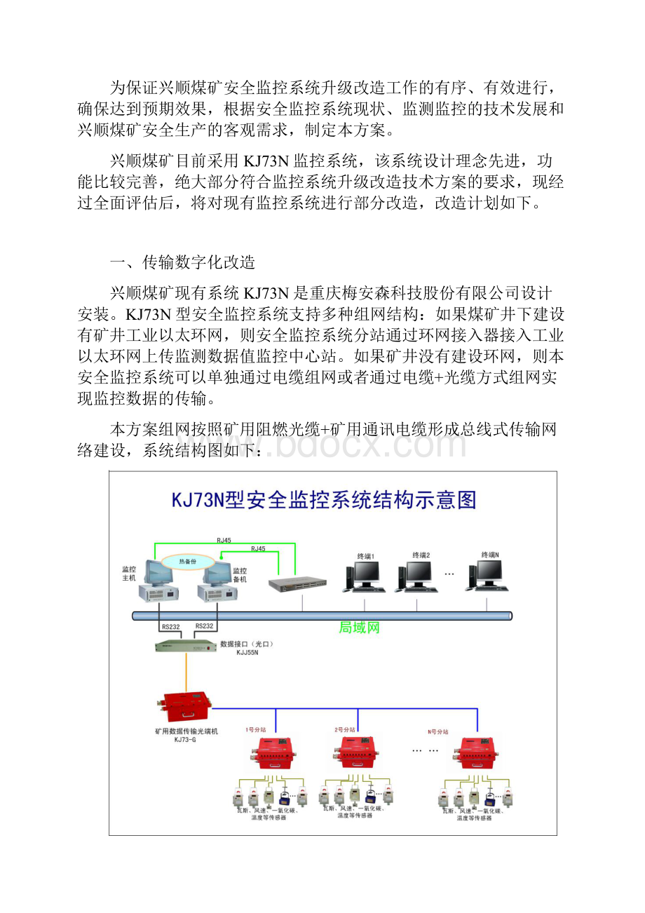 KJ73N型安全监控系统技术方案 2修改.docx_第2页