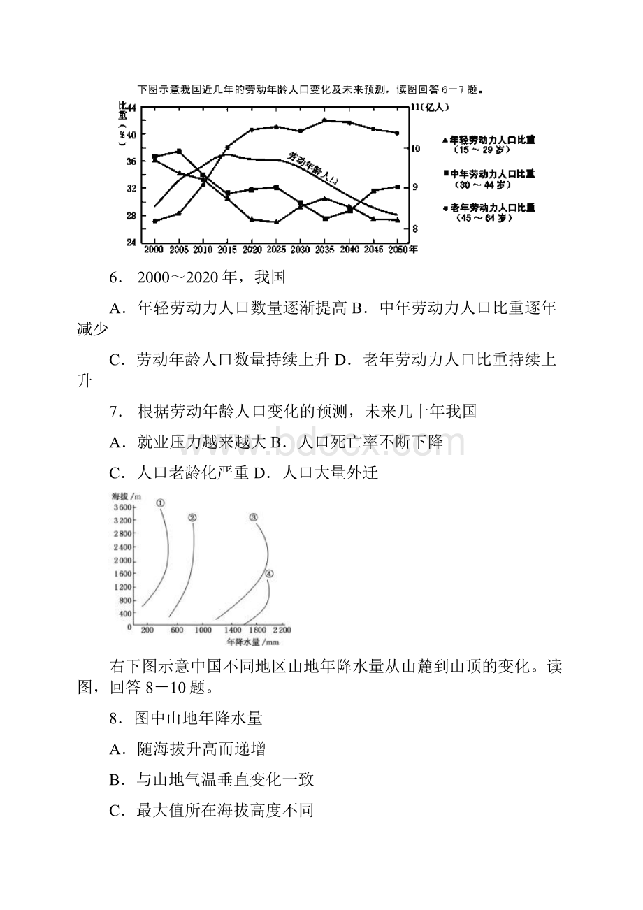 高中地理高二地理下学期期末考试试题新人教版.docx_第3页