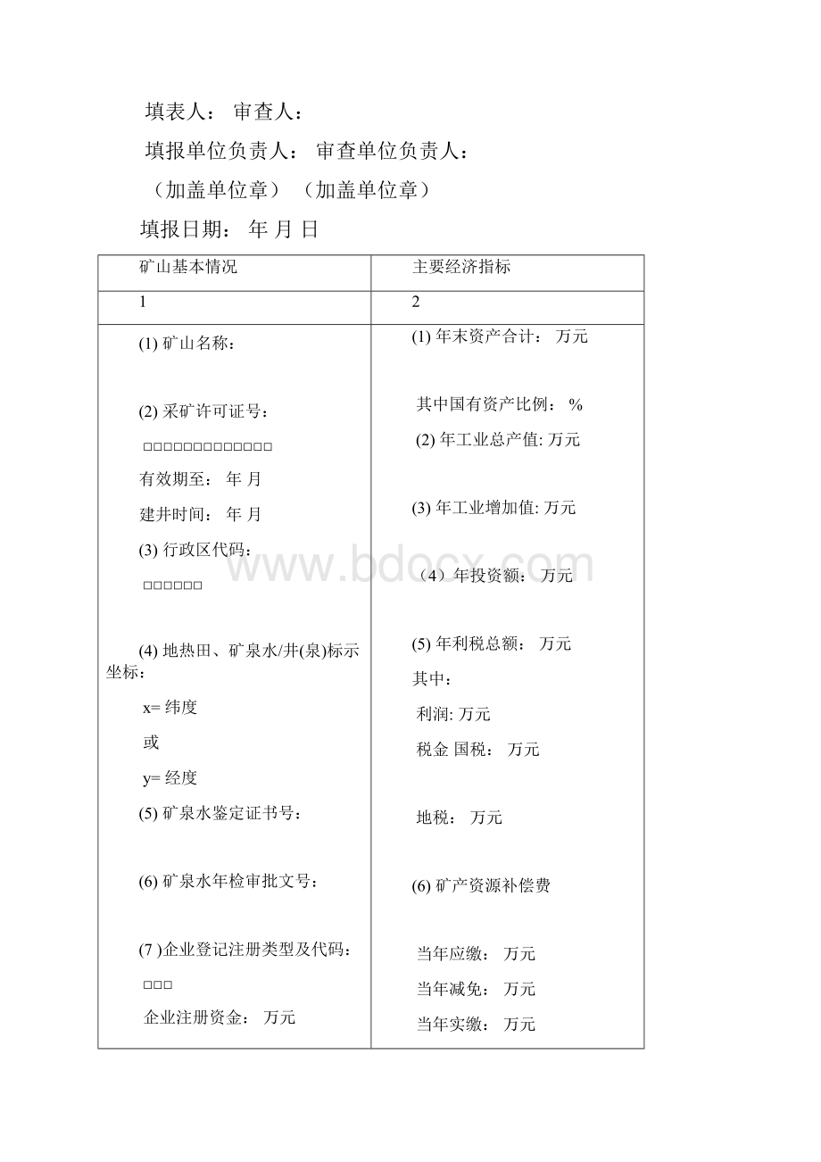 矿泉水资源统计基础表.docx_第2页