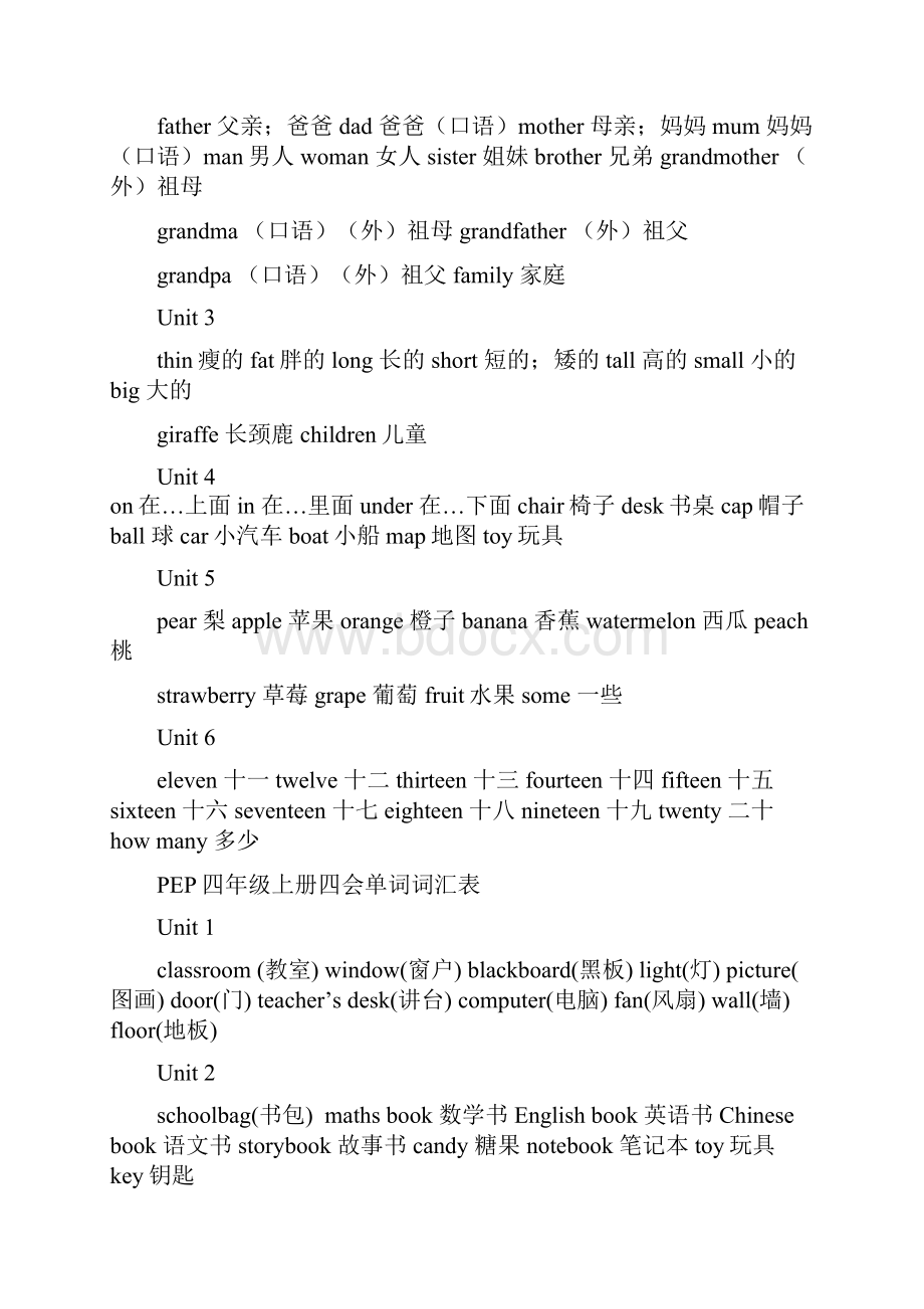 《PEP小学英语单词总汇doc》.docx_第2页