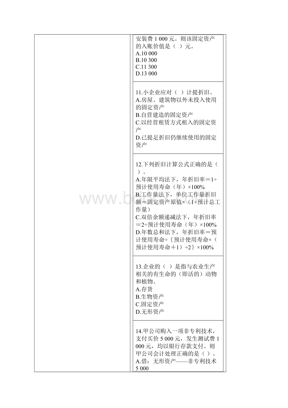 小企业会计准则练习题及答案.docx_第3页