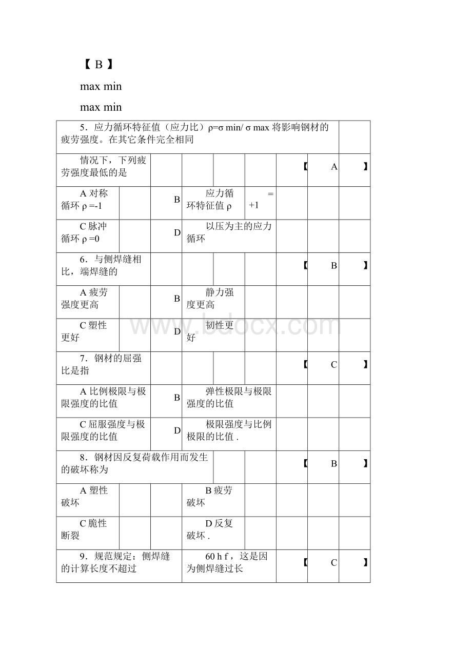 钢结构设计原理题库及答案.docx_第2页