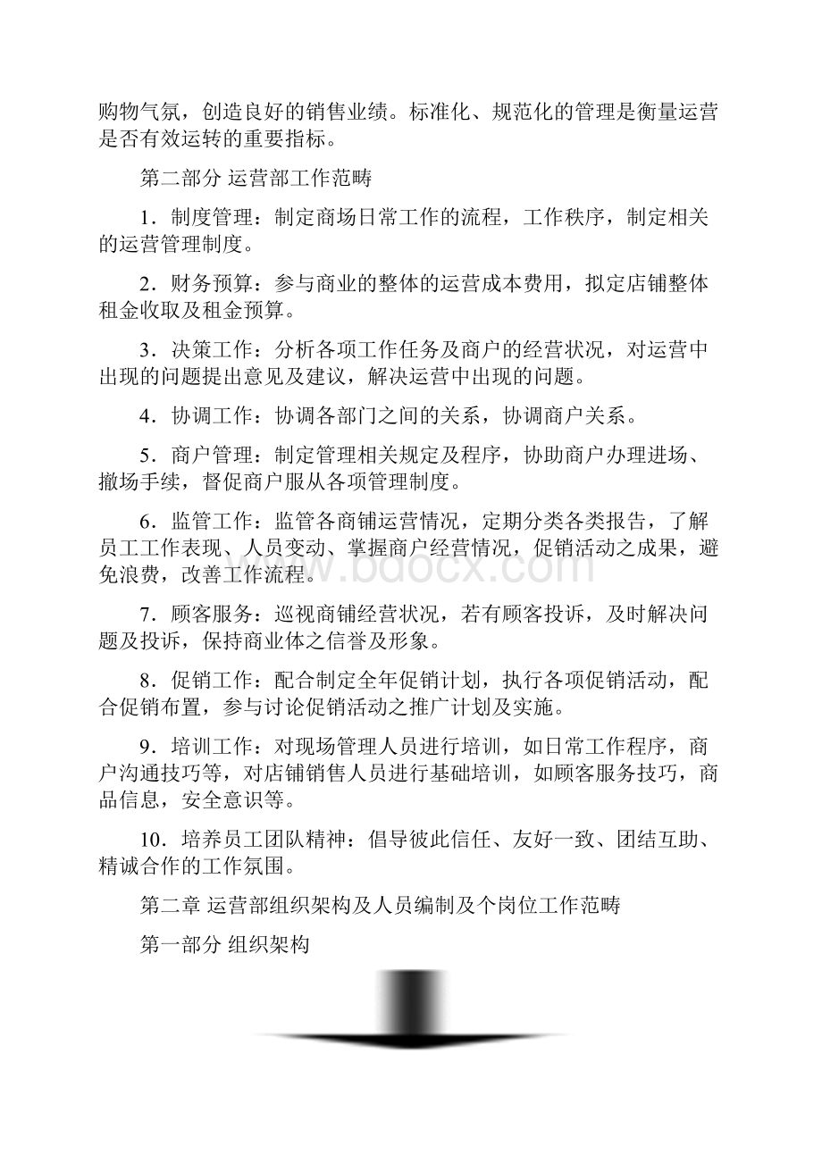 商业运营全套管理制度组织架构岗位职责工作流程管理制度.docx_第2页