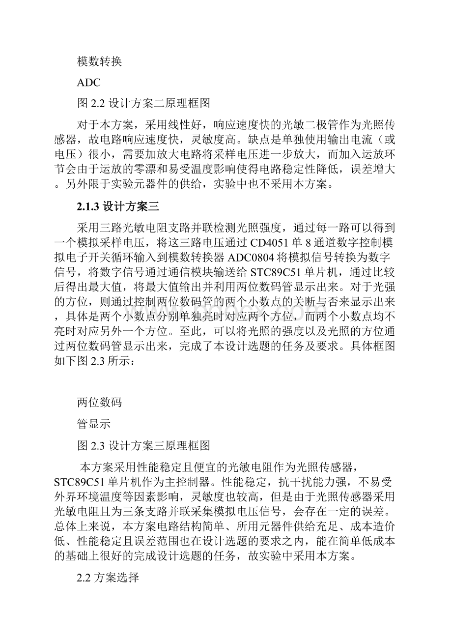 数字光强度检测模块设计讲诉.docx_第3页