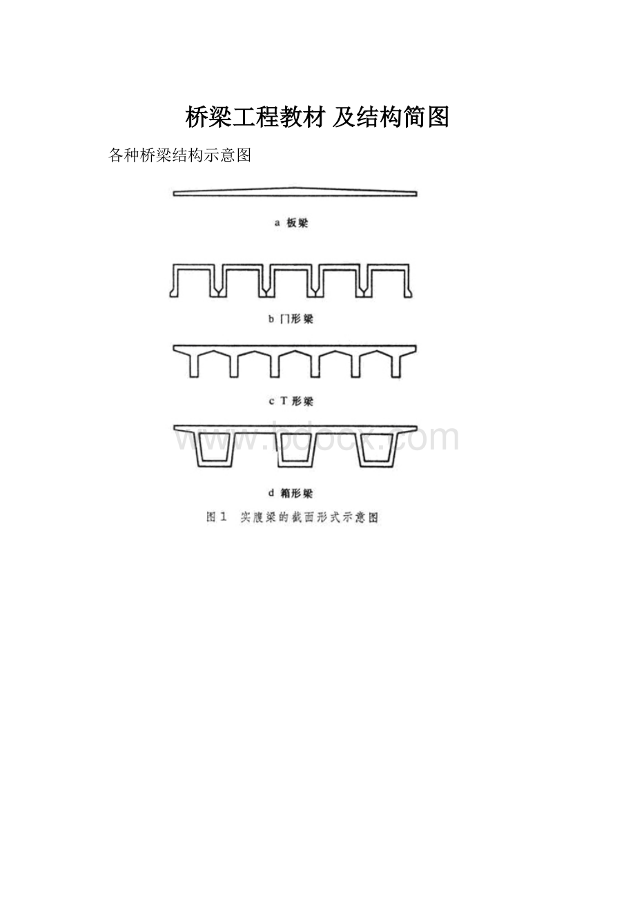 桥梁工程教材 及结构简图.docx_第1页