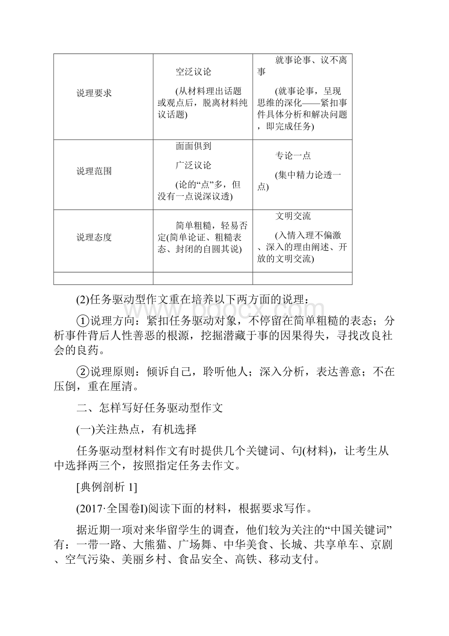 版语文二轮教师用书第4部分 专题12 提分攻略2 任务驱动型作文写作指导 Word版含答案解析.docx_第3页