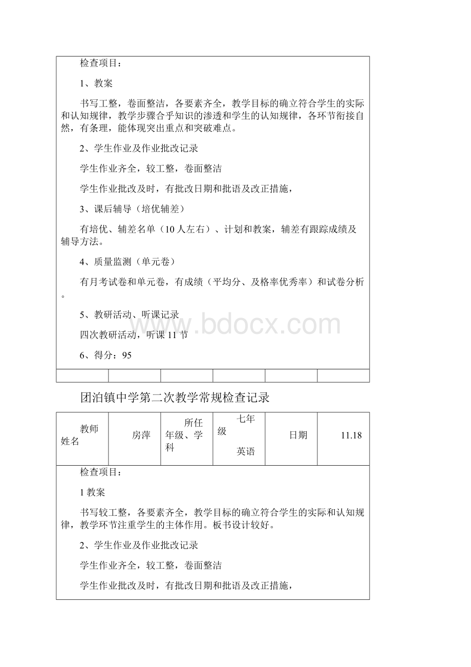 教学常规检查记录.docx_第2页