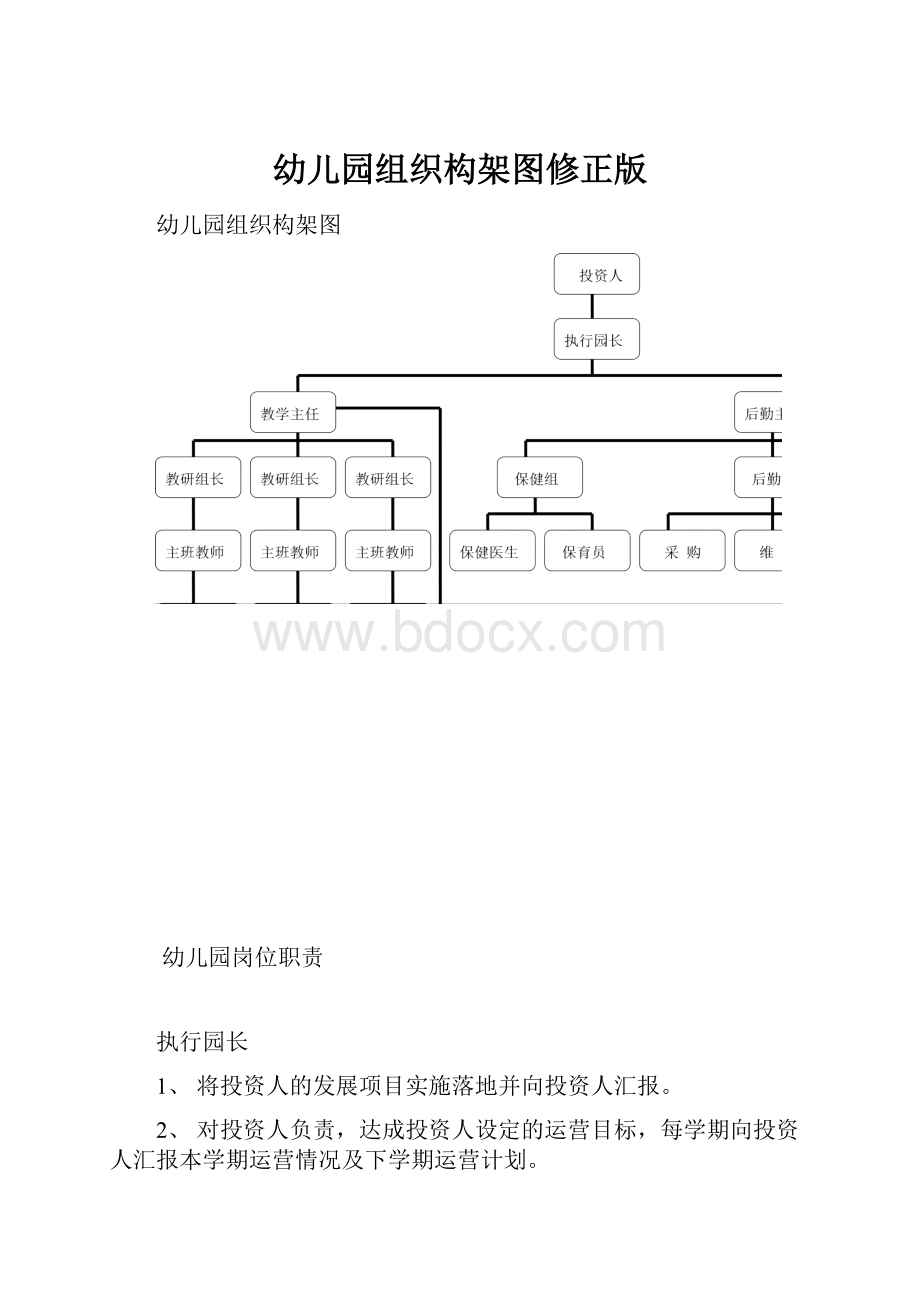 幼儿园组织构架图修正版.docx