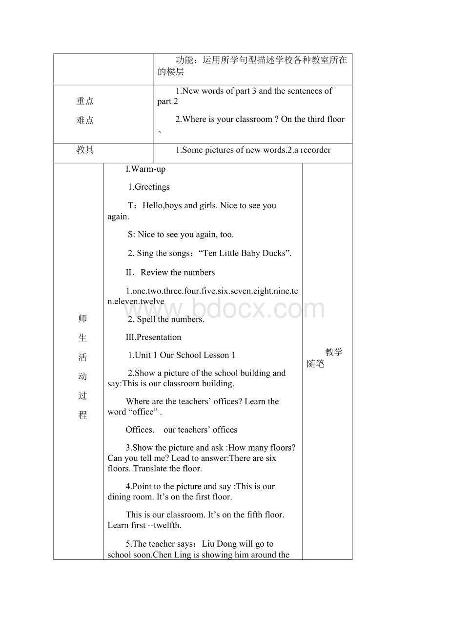 闽教版五年级英语下册教案新部编本全册.docx_第2页