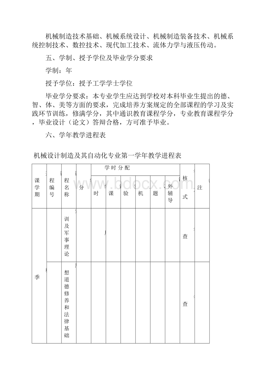 机械工程本科生培养方案.docx_第3页