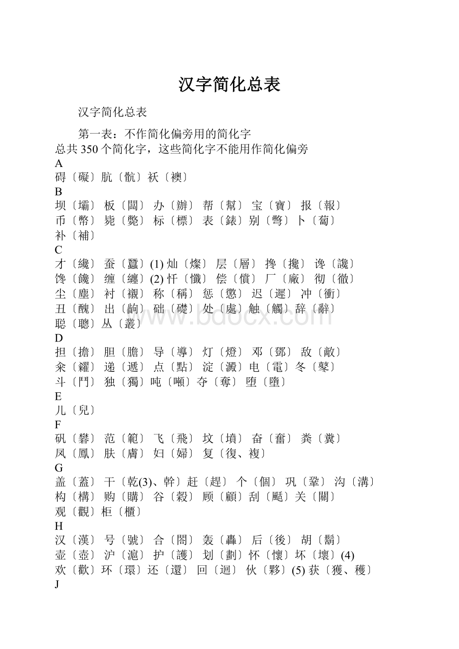 汉字简化总表.docx