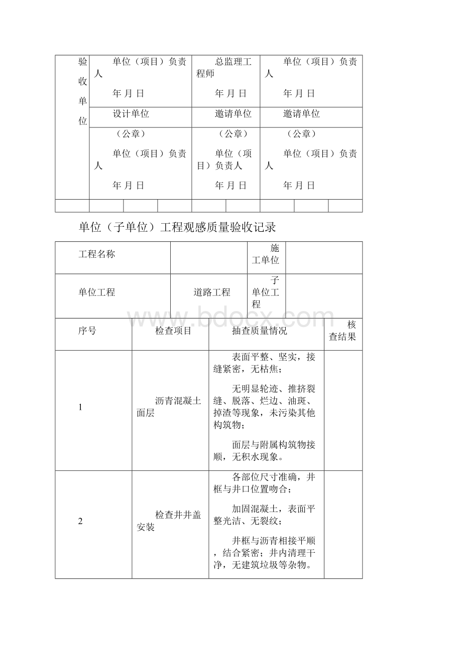 市政道路工程竣工验收范本资料之欧阳史创编.docx_第2页