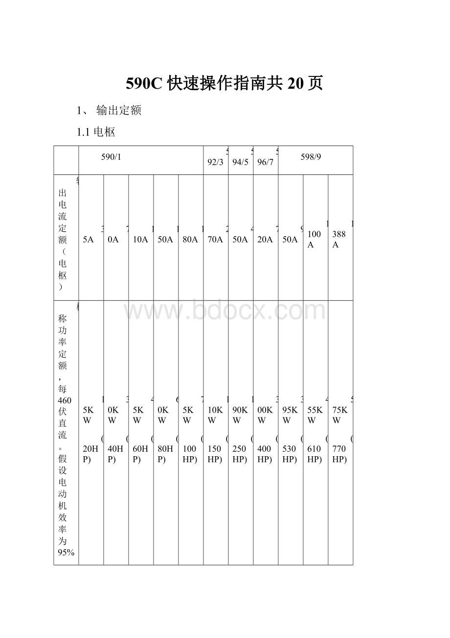 590C快速操作指南共20页.docx