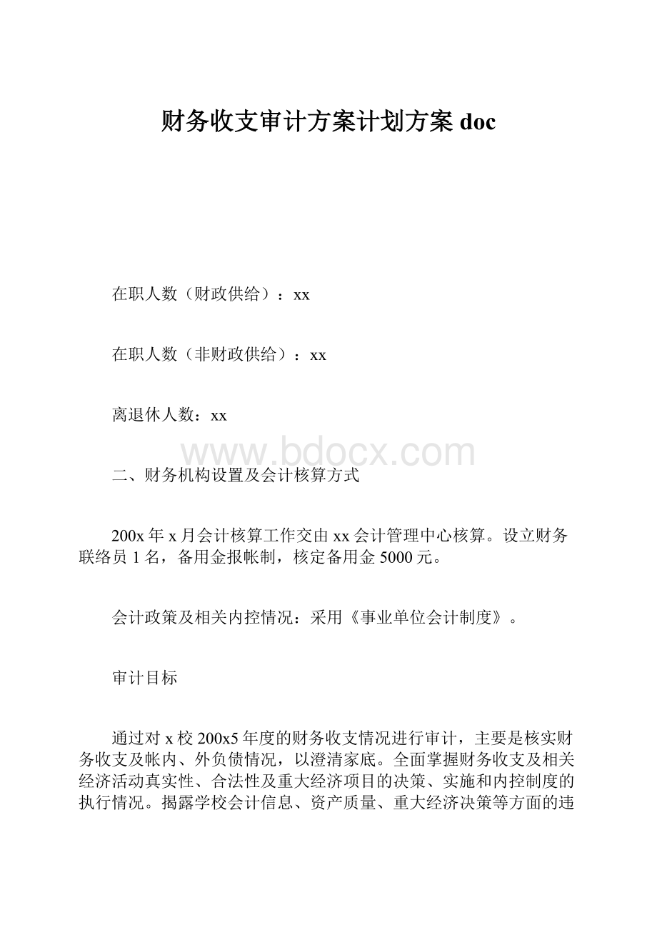 财务收支审计方案计划方案doc.docx