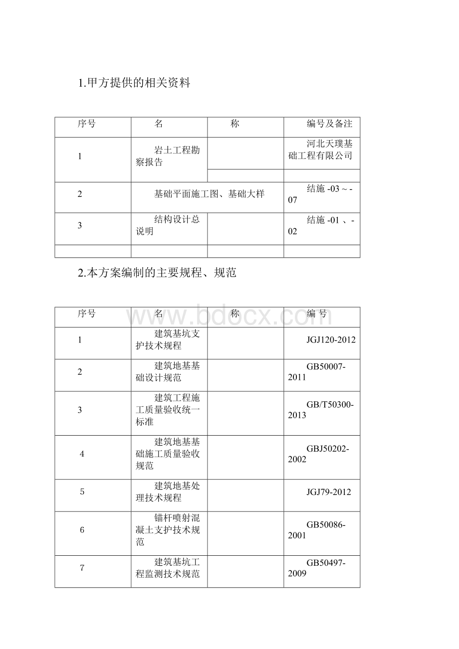 基坑土方开挖支护降水施工方案.docx_第3页