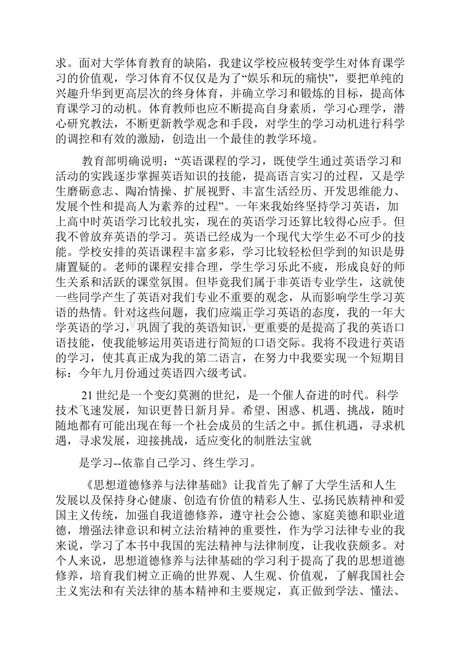 法律专业学习总结.docx_第2页