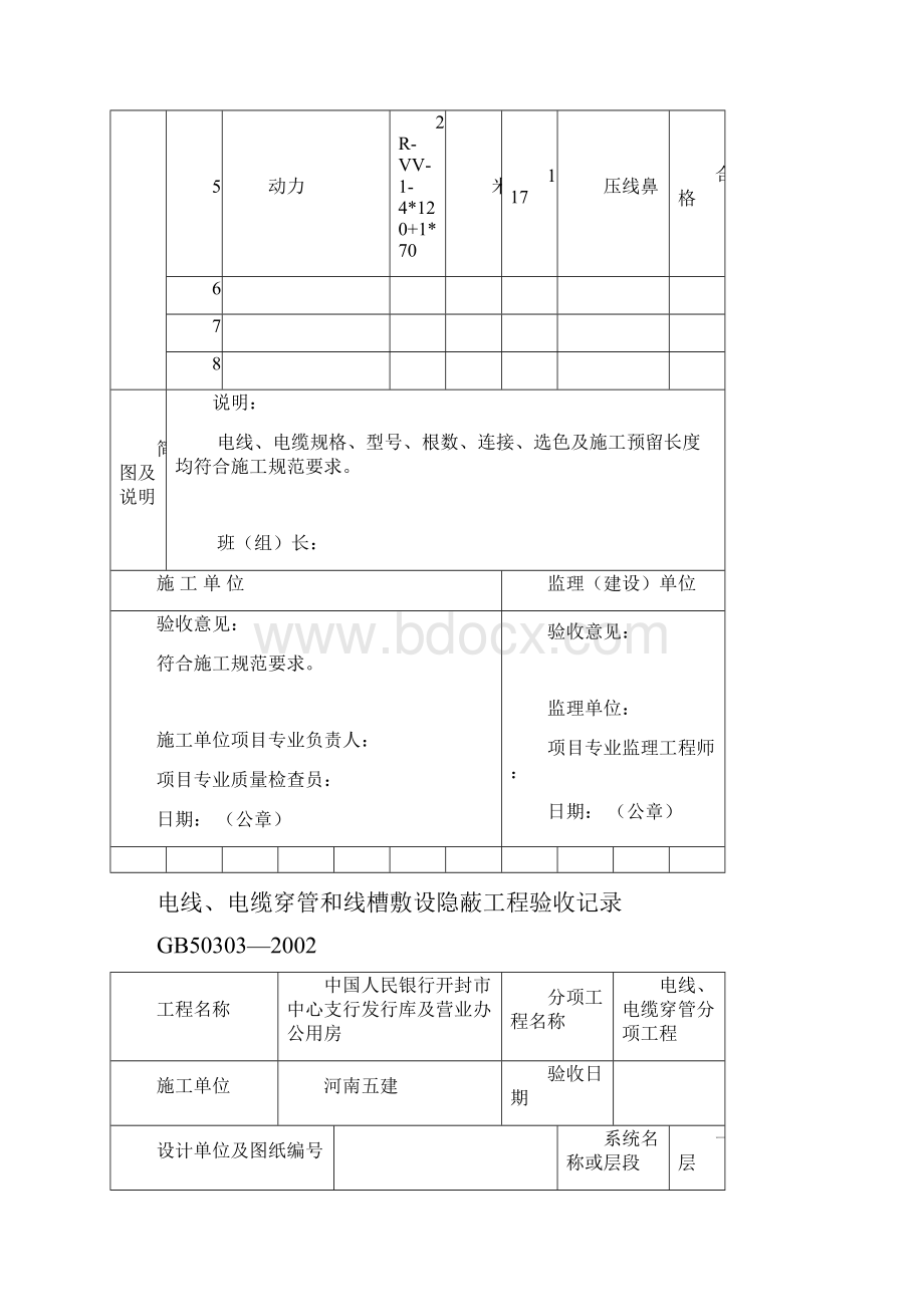 电线电缆穿管和线槽敷设隐蔽工程验收记录doc.docx_第2页