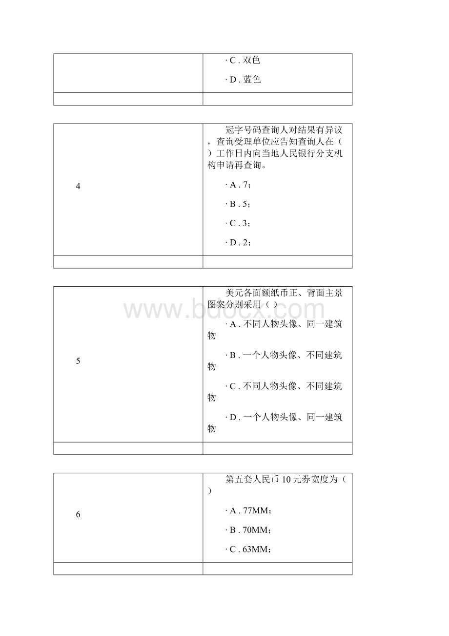 反假货币培训考试模拟试题及答案.docx_第2页