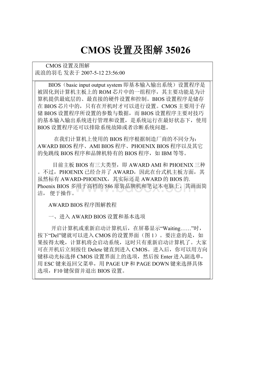 CMOS设置及图解35026.docx