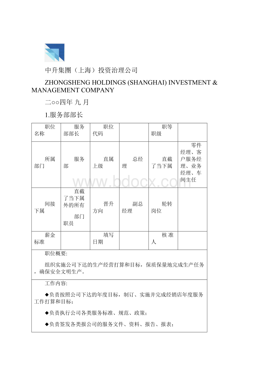 丰田汽车职位说明书全套.docx_第2页