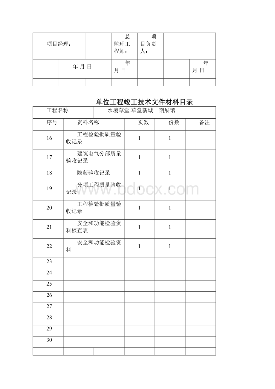 最新建筑装饰装修工程竣工验收资料表格资料.docx_第2页