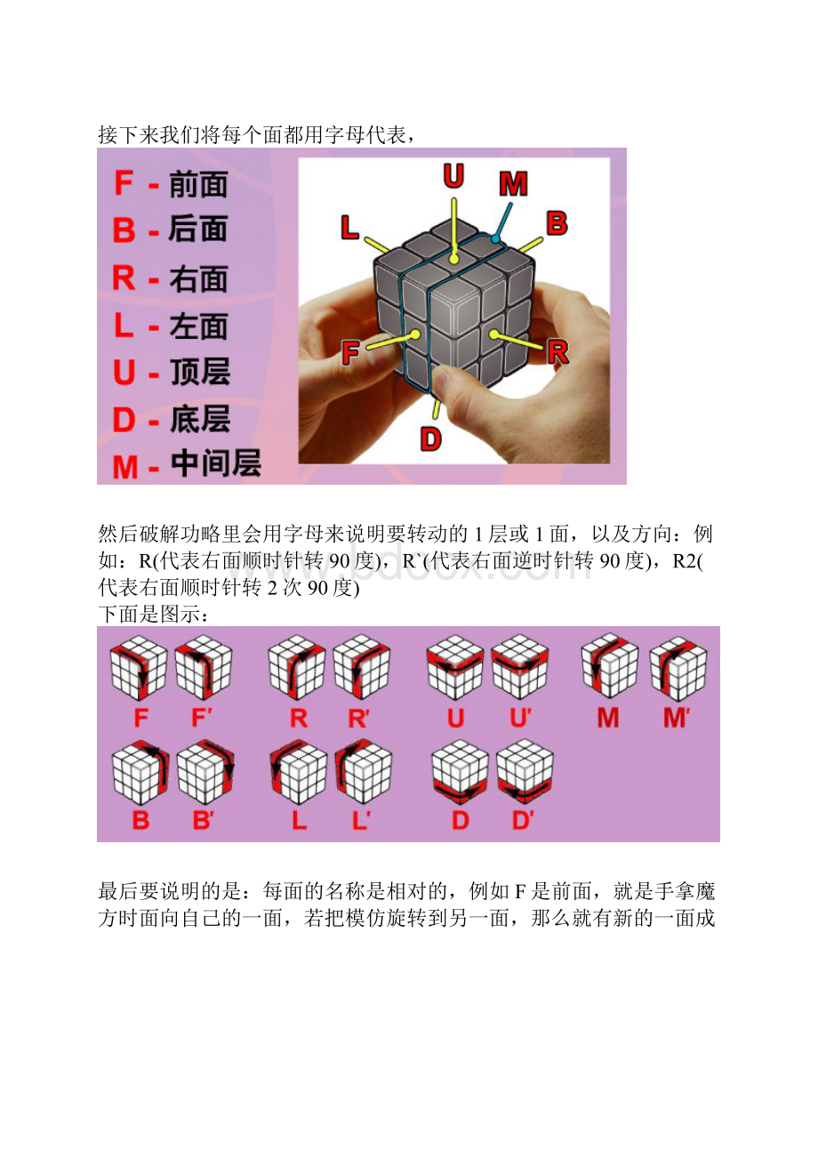 三阶魔方7步还原法.docx_第2页