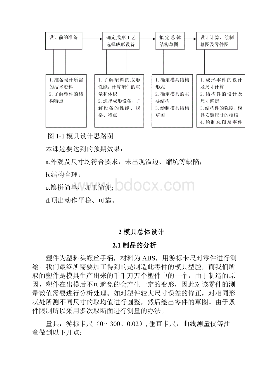 注塑模具毕业设计说明书资料.docx_第3页