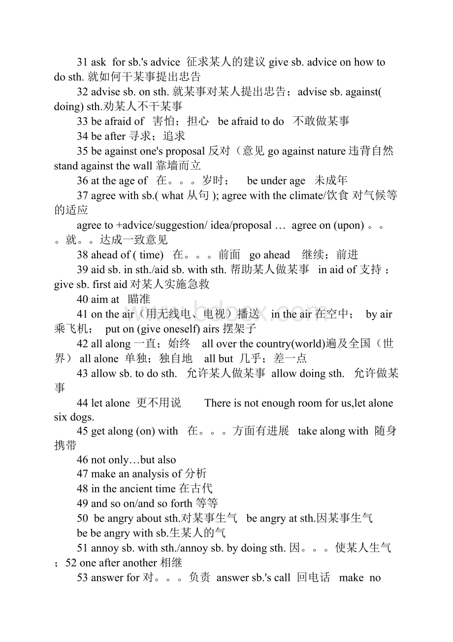 高考英语真题中高频英语单词词组总结.docx_第3页