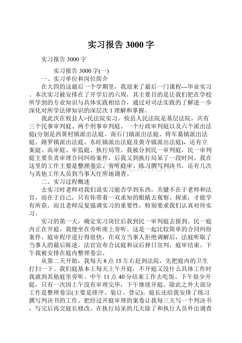 实习报告3000字.docx