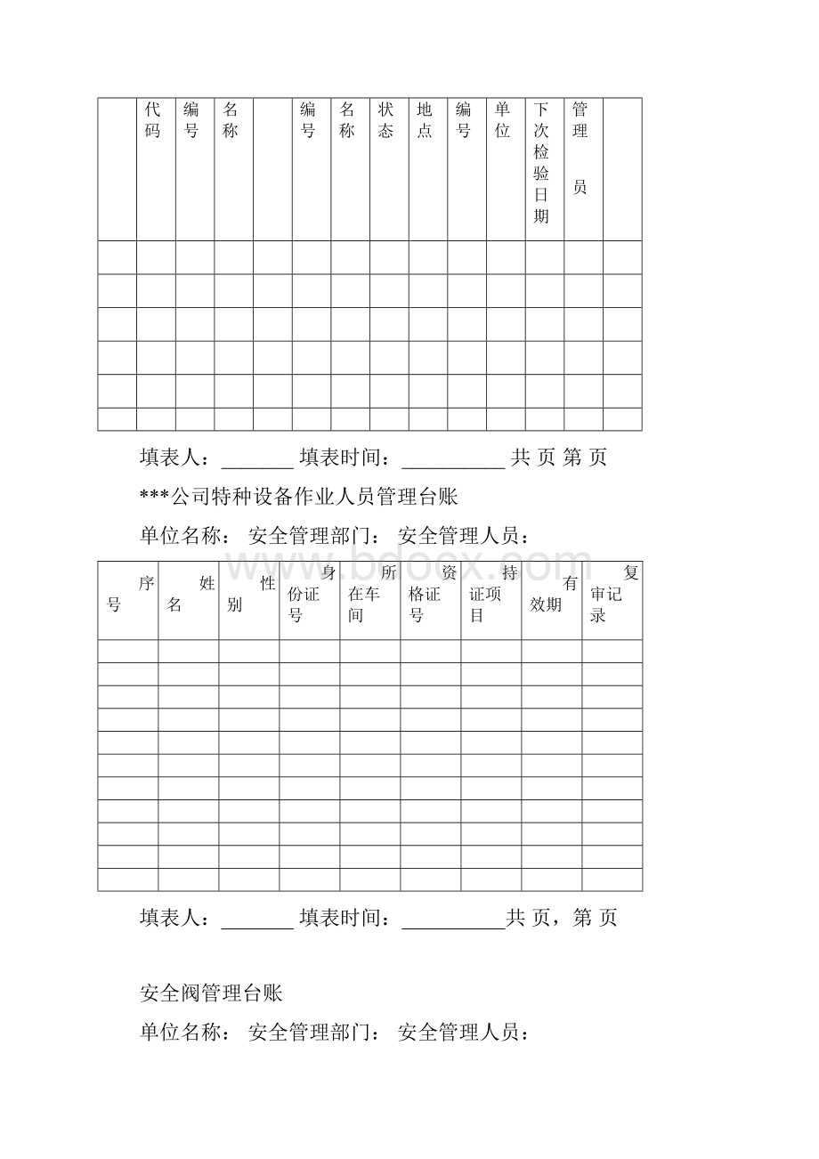 最新特种设备管理台账表格.docx_第3页