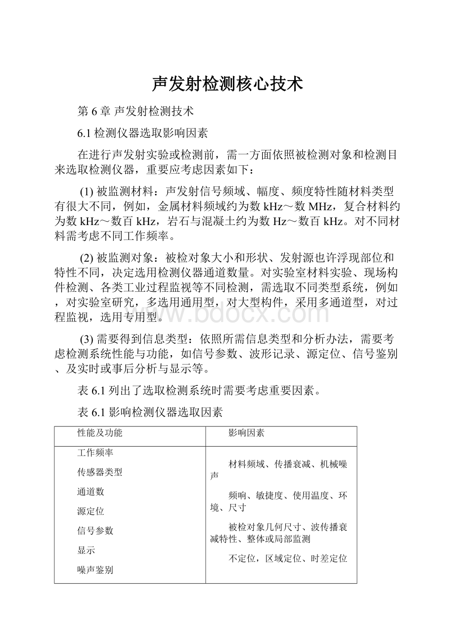 声发射检测核心技术.docx_第1页