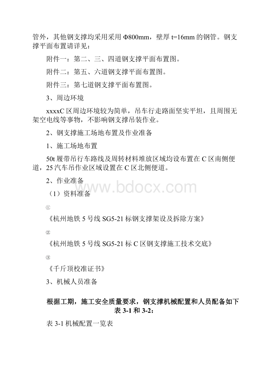 钢支撑施工技术交底.docx_第2页